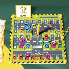 Resim Manyetik Alfabe Labirent Ahşap Öğrenme Oyuncak, Renkli Park Alanı Pinyin Oyunu, Çocuklar Sayma ve Sıralama Etkinliği, İnce Motor Becerileri Geliştirme, Doğum Günü, Cadılar Bayramı, Yılbaşı Hediyeleri için İdeal 