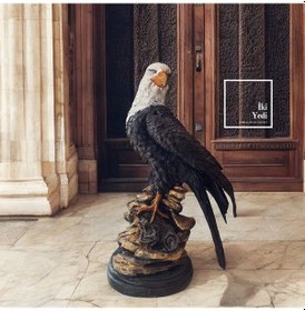 Resim Tranibor 65 Cm Büyük Kartal Heykeli Büyük Dekorlar Ev Ofis Büro Dekorasyon Ürünleri Şahin 