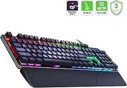 Resim GamePower Calypso V2 RGB Optik Su ve Toza Dayanıklı Mekanik Red Switch USB DIY Gaming Klavye 