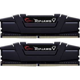 Resim RipjawsV 32GB (2X16) DDR4-3200Mhz CL16 Siyah 1.35V (F4-3200C16D-32GVK) 