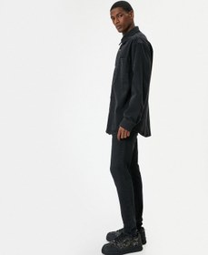 Resim Koton Super Skinny Fit Kot Pantolon - Justin Jean Siyah 4sam40022ıd Siyah 
