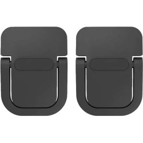 Resim Karokstore 2 Adet Yapışkanlı Katlanılabilir Laptop Standı Portatif Bilgisayar Laptop Stand Ayagi Siyah 