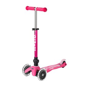 Resim Micro Mini Micro Deluxe Foldable Led Pink Unisex Çocuk Pembe Scooter 
