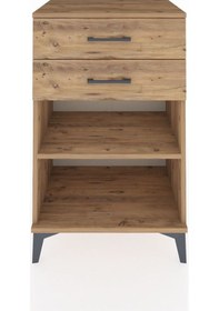 Resim Hyperion Komodin Tek Raflı 2 Çekmeceli 60x44x96 Çam-çam Atlas Çam 