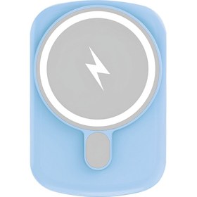 Resim İXTECH IX-PB033 5.000 Mah 15W Magsafe Powerbank Taşınabilir Şarj Cihazı -Mavi 