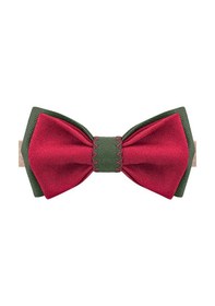 Resim Hapshoe Yeni Yıl Temalı Yeşil Kırmızı Çocuk Ve Bebek Papyonu Yeşil 