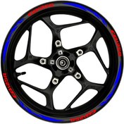 Resim Cb125r Kırmızı Yazılı Mavi Reflektif Pençe Şeritli 002 Burchakstore