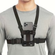 Resim Durable Black Multi-Functional Outdoor Phone Mount, Ayarlanabilir Askı ile - Bisiklet, Koşu ve Motosiklet için İdeal - Kolay Taşınabilir Tasarım, Güvenli Toka ile Pürüzsüz Video Kaydı için - Motosiklet Aksesuarları | Ayarlanabilir Askı | Dayanıklı Askı 