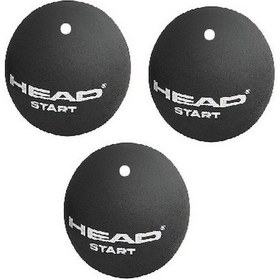 Resim Head Start White Dot 3'lü Squash Ball Beyaz 