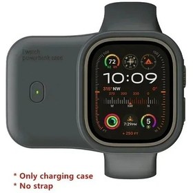 Resim Taşınabilir Kablosuz Şarj Cihazı 1200 Mah Yedek Pil Powerbank Cihazı İos Uyumlu Lacivert 40mm 41mm Lacivert 