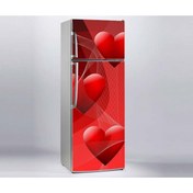 Resim 444magaza Buzdolabı Sticker Kırmızı Kalp 