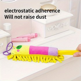 Resim Yıkanabilir Şönil Toz Alma Fırçası, Sevimli Tavuk Tasarımlı - Ev, Mobilya, Araba, Giysiler İçin Toz Giderici - Elektrik Gerektirmez, Dayanıklı Plastik Sap, Noel & Cadılar Bayramı Temizliği İçin Mükemmel, Temizlik Fırçası, Mobilya Toz Alma, Eğlenceli Tasarım, toz alma tüyü, tüy toplayıcı, toz alma aparatı, ev temizliği, araba temizliği, temizlik ürünleri 