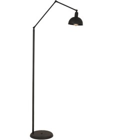 Resim Aksu Siyah Dekoratif Tasarım Modern Retro Metal Lambader 