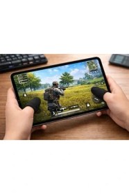 Resim Esmo Home Mobil Oyun Parmak Kılıfı, Yüksek Hassasiyetli Dokunmatik Parmak Kolu, Terletmeyen Kaydırmaz Gamer Finger Sleeve, Fps Pubg Oyun Aksesuarı, Telefon Tablet Uyumlu - KP01 (Iki Çift - Siyah) 