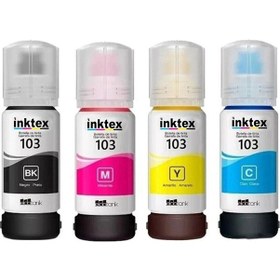 Resim Inktex Epson Uyumlu 103 Mürekkep Kartuş Takımı L3111 