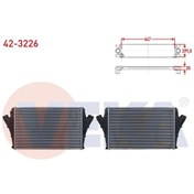Resim Veka-42-3226 - Turbo Radyatoru Intercooler Opel Vectra C 2.0 