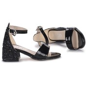 Resim Kiko Kids Sheila Ayna Çam Günlük Kız Çocuk 3 Cm Topuklu Sandalet Abiye Ayakkabı 