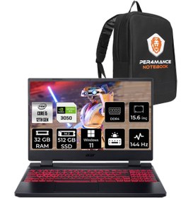 Resim ACER Nitro 5 i5-12450H 32GB 512GB SSD RTX3050/4GB 144Hz 15.6" FHD 