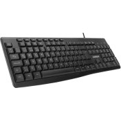 Resim Binbir Göz Bilgisayar Everest KB-619 Siyah-Gri USB 2 Metre Bakır Kablolu Q Multimedia Klavye 