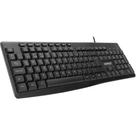 Resim Binbir Göz Bilgisayar Everest KB-619 Siyah-Gri USB 2 Metre Bakır Kablolu Q Multimedia Klavye 
