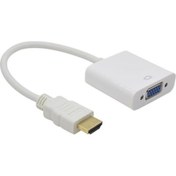 Resim Genel Markalar Hdmi To Vga Monitör Çevirici Dönüştürücü Adaptör (alfais 4547) 