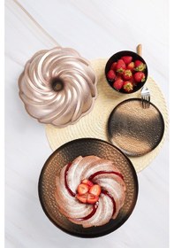 Resim Karaca Pare Metalik Pudra Döküm Kek Kalıbı 