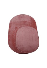 Resim Bonny Home Rixos Pudra 3'lü Banyo Halısı Paspası Seti Kaymaz Taba Pudra 