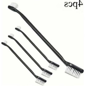 Resim Trendooze Turcoshop11 Siyah 4 Parça Karavan Fırça Seti İç Ve Dış Temizlik Seti 