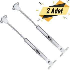 Resim Nobel Dolap Amortisörü Gazlı Piston Kapak Hidroliği (27 CM 100N) 2 Adet 