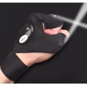 Resim LED Işıklı Çalışma Eldiveni Sağ Sol Çift 