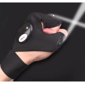 Resim LED Işıklı Çalışma Eldiveni Sağ Sol Çift 