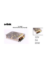Resim S-Link Sl-Ka65 12V 5A 65W Metal Kamera Güç Kaynağı 