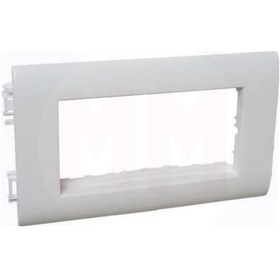Resim Legrand 638038 Kablo Kanalı Için 4Modül Kaide+Çerçeve 10 Adetli 