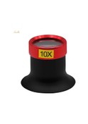 Resim 10x Büyüteç Küçük Göz Büyüteç Onarım Büyüteç Dıy Sanat El Sanatları Saat Tamiri İçin 