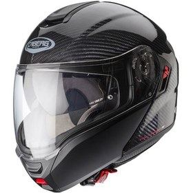 Resim Caberg Levo X Carbon Güneş Vizörlü Çene Açılır Motorcu Kaskı S 