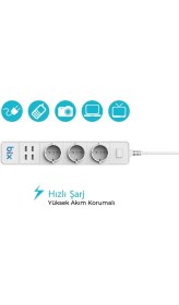 Resim Kaia Life Vtn Bp-01 Wifi Yüksek Akım Korumalı Hızlı Şarj Özellikli Akıllı Priz 