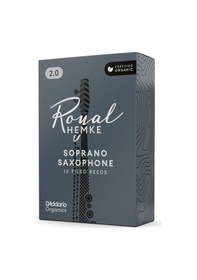 Resim D'addario Rhkp10ssx200 Frederick Hemke Soprano Saksafon Kamışı No: 2.0 Profesyonel - 10'lu Paket Kısa Vamp Ve Fransız Kesim Filed , Koyu Ve Zengin Tını 