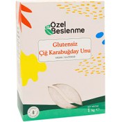 Resim ÖZEL BESLENME Glutensiz Çiğ Karabuğday Unu 1000g 
