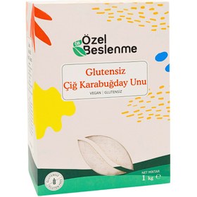 Resim ÖZEL BESLENME Glutensiz Çiğ Karabuğday Unu 1000g 