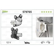 Resim VALEO 579765 Arka Silecek Motoru ( Citroen : Berlingo 08-/Peugeot : Partner 08-) 6405LQ (WA849122) 