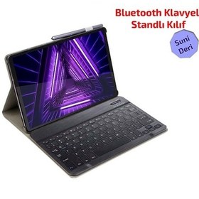 Resim Lenovo Uyumlu Tab M10 Tb-X306F 10.1 Bluetooth Klavyeli Kılıf - Bkk1 
