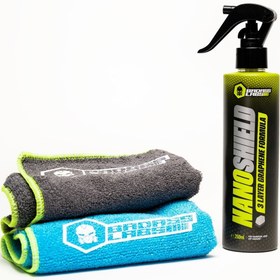 Resim BadassLabs Nanoshield™ Grafen Nano Seramik Kaplama Sprey 250ml Ücretsiz Mikrofiber Havlular 