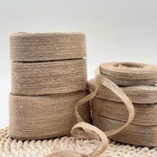 Resim Jüt Halat - Domates Çitleri ve Bohem Duvar Sanatı için Çok Boyutlu Bitki Bağlama | 5-10kg Yük Kapasitesi, Yavaş Yaşam Gerekliliği (5m/Rulo) 