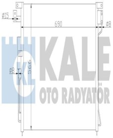 Resim KALE 393200 Klima Radyator (NİSSAN: NAVARA (D40) Pathfinder (R51)) 92100ea00a (WN552342) 