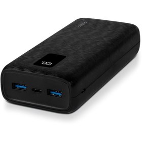 Resim Ttec PowerSlim Trio LCD 20.000mAh PD 22,5W Dahili Kablolu Taşınabilir Şarj Aleti / Powerbank 