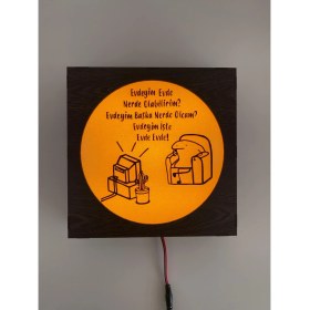 Resim Lumos Dekor Evdeyim Evde! - Işıklı Dekor 