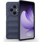 Resim Tecno Spark 30 4g Kılıf Elde Tutma Kolaylıkla Kaydırmaz Kenar Line Dizayn Optietnik Kapak Lacivert 