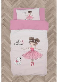 Resim Mekta Home Bebek Ve Çocuk Odası Prenses Kız Ve Kedi Desenli Nevresim Takımı 