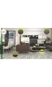 Resim Koç Plastik Nsp Masa Keçe Kahverengi Yuvarlak 28 mm 