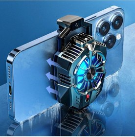 Resim Gaming Cep Telefon Sessiz Soğutma Fanı Radyatör Soğutucu İos Android Pubg Gaming Soğutucu Uyumlu 